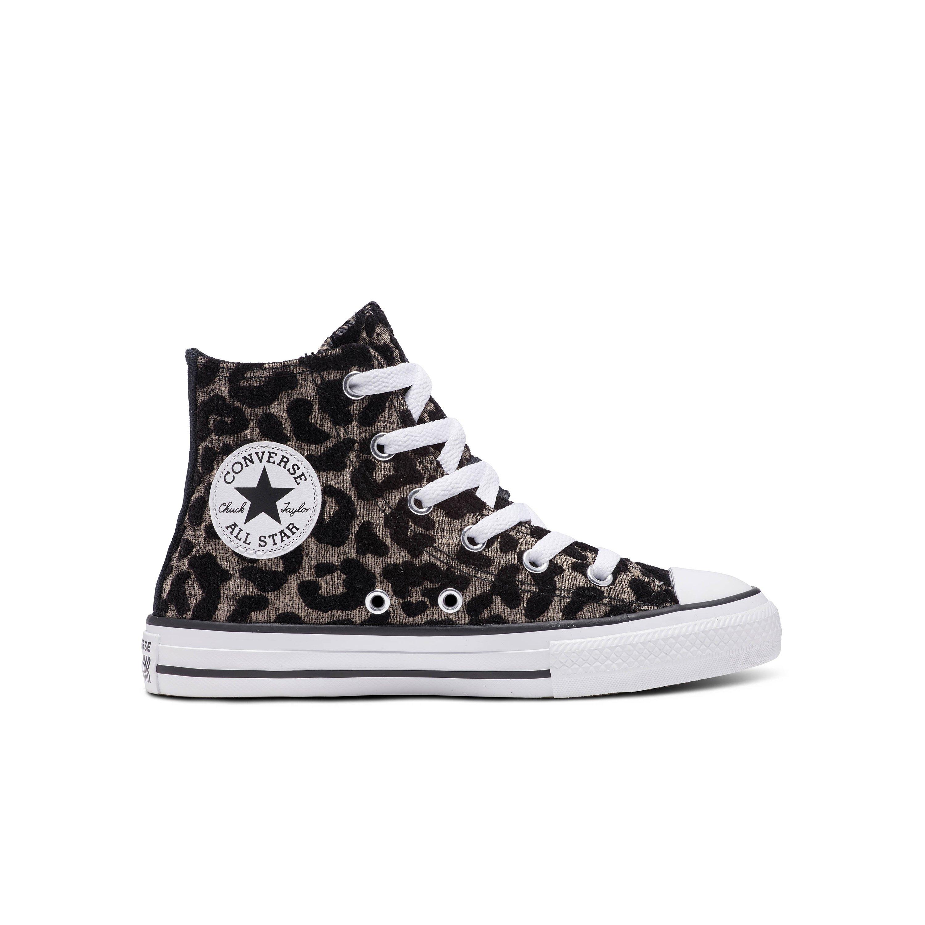 Girls black and white converse online